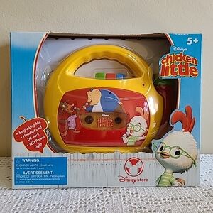 RARE Disney Chicken Little Sing-Along Player - Yellow and Red